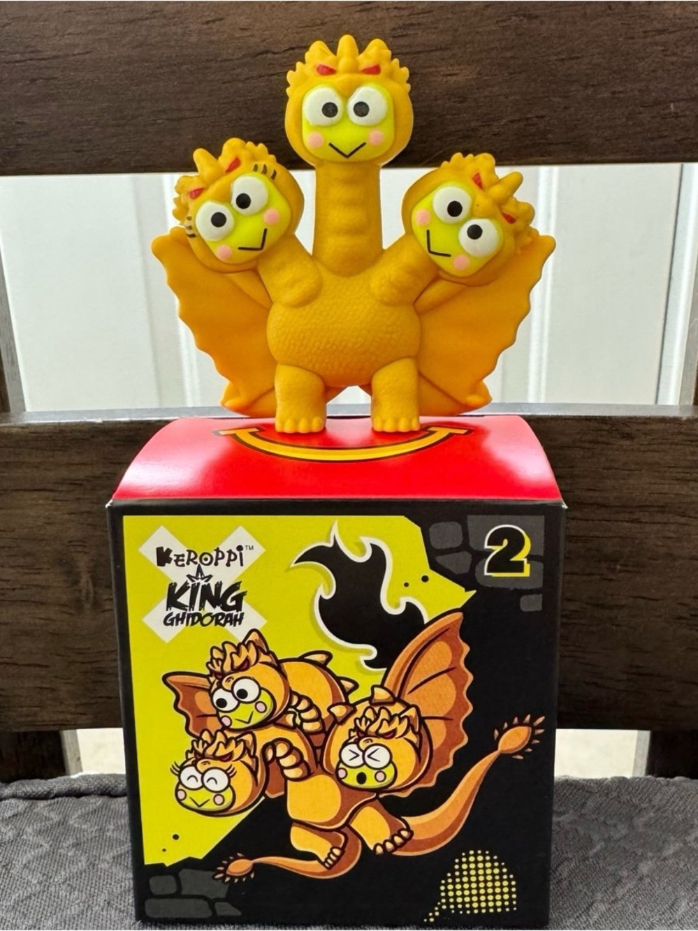 2026 McDonald’s Happy Meal Toy Figure #2 Keroppi x King Ghidorah